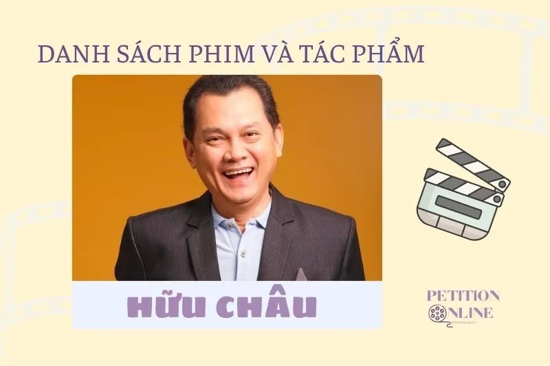 Danh sách các tác phẩm của diễn viên Hữu Châu