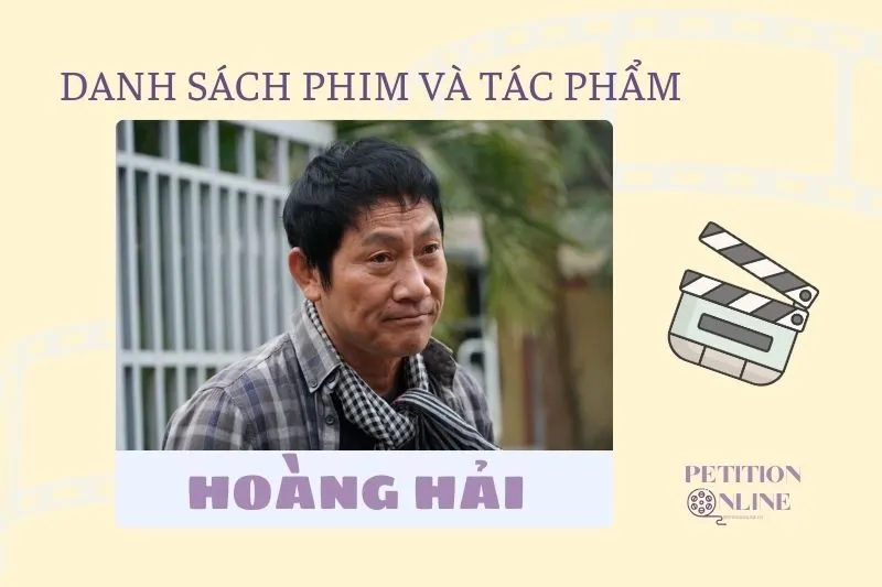 Danh sách phim của diễn viên Hoàng Hải