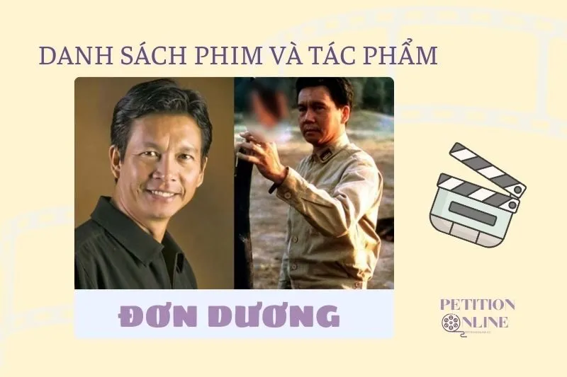 Danh sách phim/ tác phẩm của diễn viên Đơn Dương