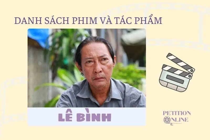 Danh sách phim tham gia của diễn viên Lê Bình