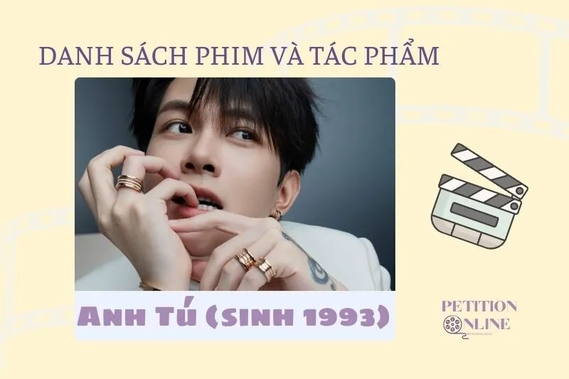 Danh sách đầy đủ các tác phẩm của diễn viên Anh Tú Atus
