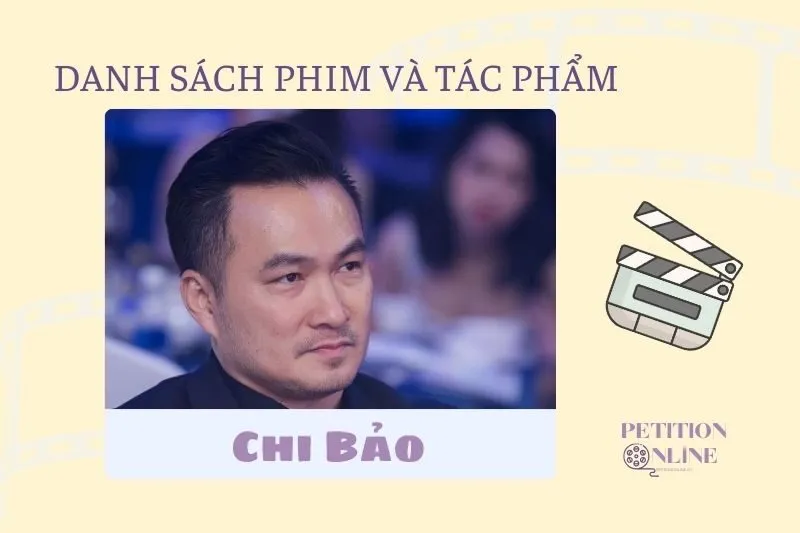 Danh sách các bộ phim/tác phẩm/chương trình mà Chi Bảo đã tham gia