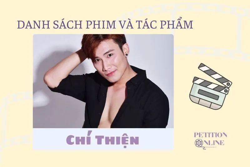 Danh sách các bộ phim, tác phẩm, chương trình của diễn viên Chí Thiện