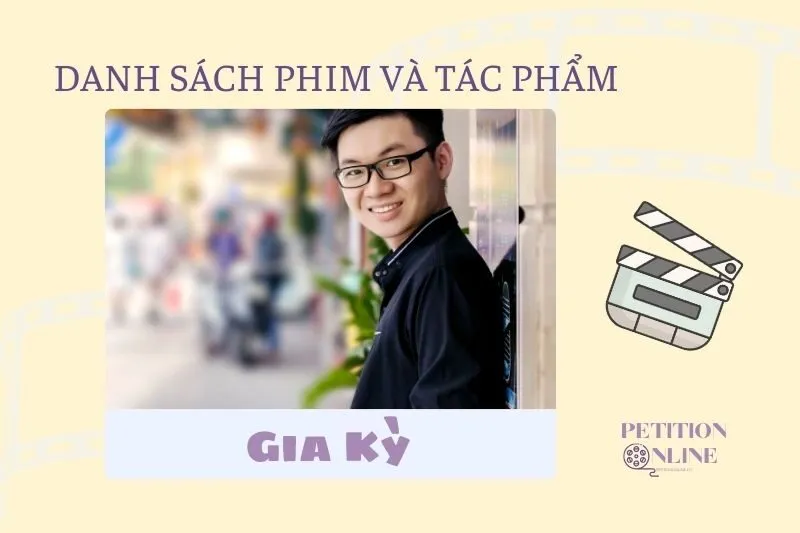 Danh sách các bộ phim và tác phẩm của diễn viên Gia Kỳ