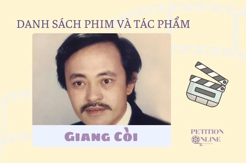 Danh sách phim/ chương trình có sự tham gia của diễn viên Giang Còi