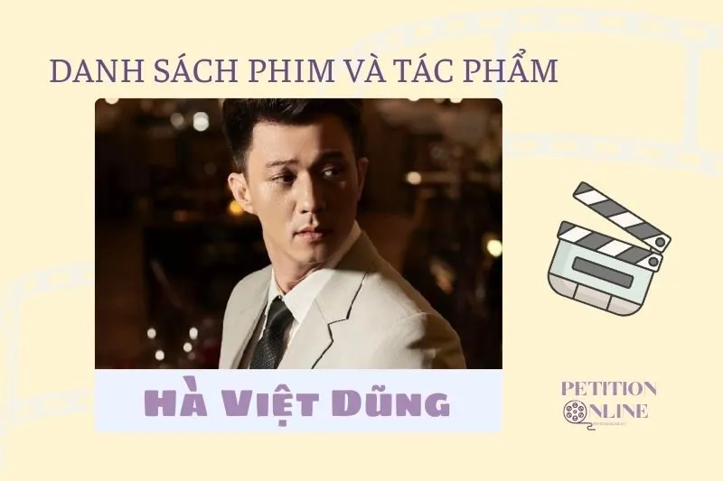 Danh sách tác phẩm Hà Việt Dũng đã tham gia