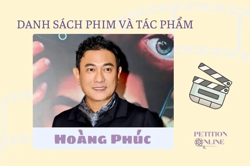 Danh sách phim Hoàng Phúc đã tham gia