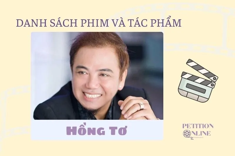 Danh sách tác phẩm/ phim/ kịch có sự tham gia của diễn viên Hồng Tơ