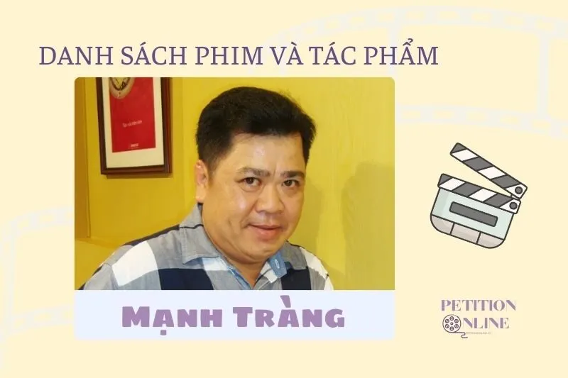 Danh sách các vở diễn và bộ phim của diễn viên Mạnh Tràng