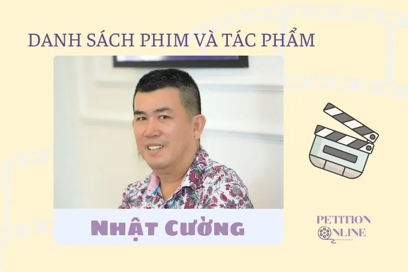 Danh sách các bộ phim, tác phẩm và chương trình của diễn viên Nhật Cường