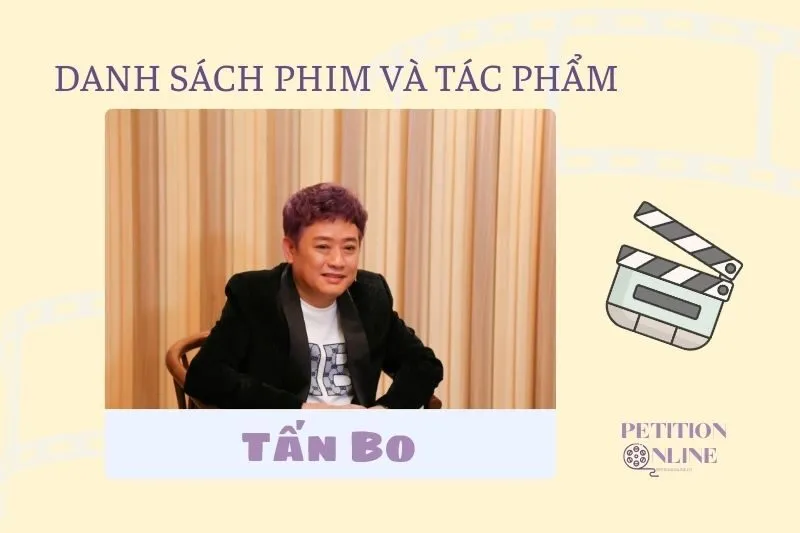 Danh sách các bộ phim, tiểu phẩm và chương trình truyền hình của Tấn Bo