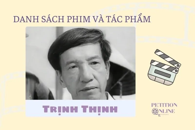 Danh sách các tác phẩm của diễn viên Trịnh Thịnh