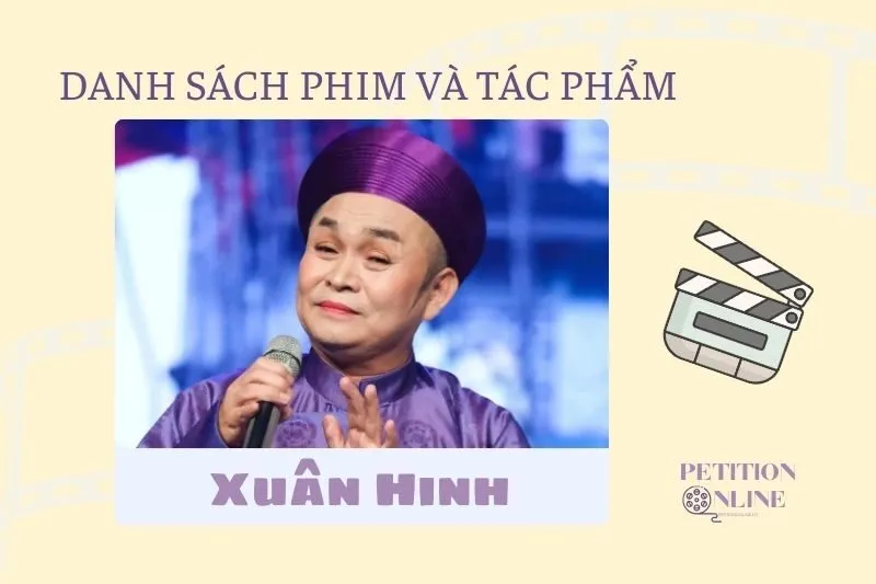 Danh sách đầy đủ tác phẩm của Xuân Hinh