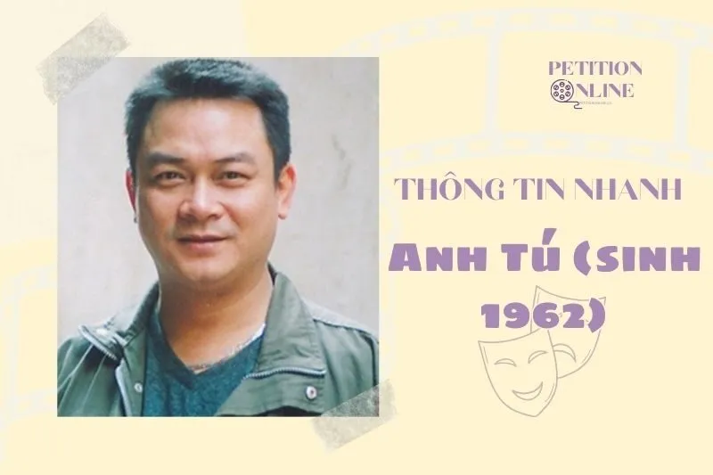 Thông tin nhanh về diễn viên Anh Tú (sinh 1962)