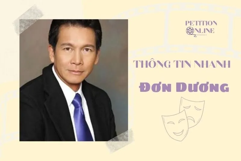 Thông tin nhanh diễn viên Đơn Dương