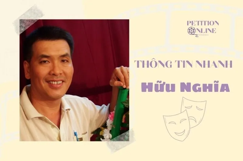 Thông tin nhanh về diễn viên Hữu Nghĩa