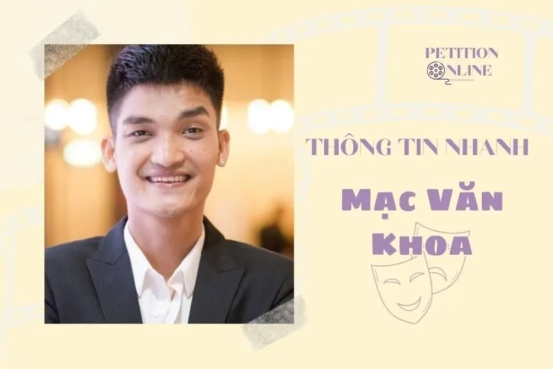 Thông tin nhanh diễn viên Mạc Văn Khoa