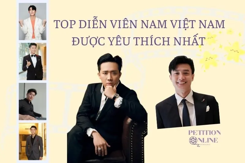 Top 20 diễn viên nam Việt Nam được yêu thích nhất hiện nay
