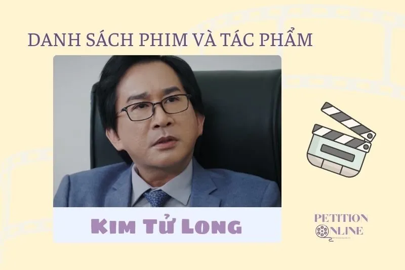 Danh sách phim, tác phẩm, chương trình diễn viên Kim Tử Long tham gia