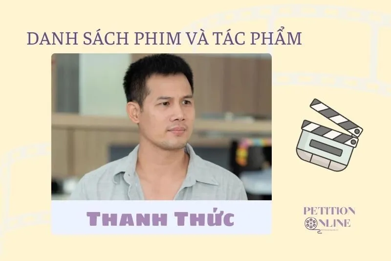 Danh sách phim, tác phẩm, chương trình diễn viên Thanh Thức tham gia