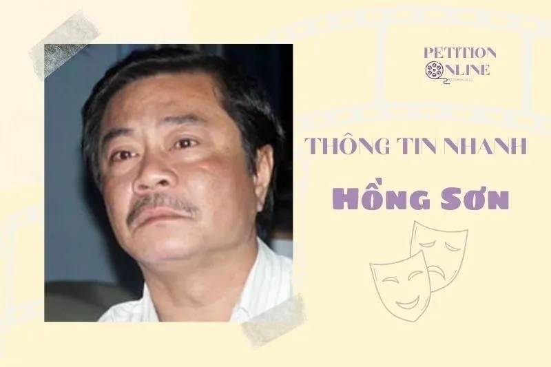 Thông tin nhanh tiểu sử diễn viên Hồng Sơn